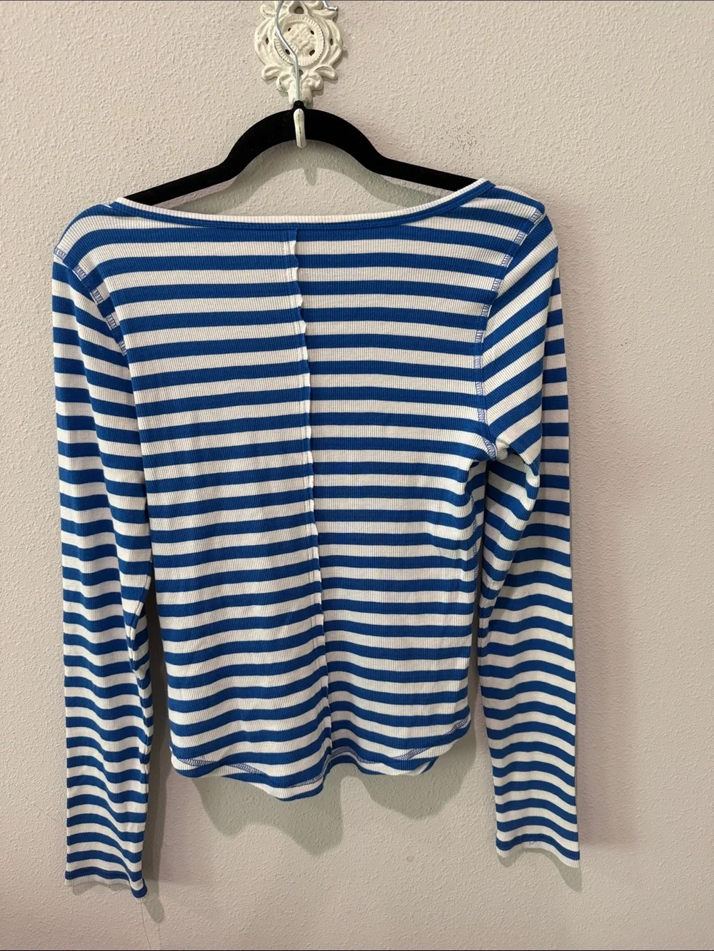 Anthropologie - Pilcro Notched Long-Sleeve Tee NWT